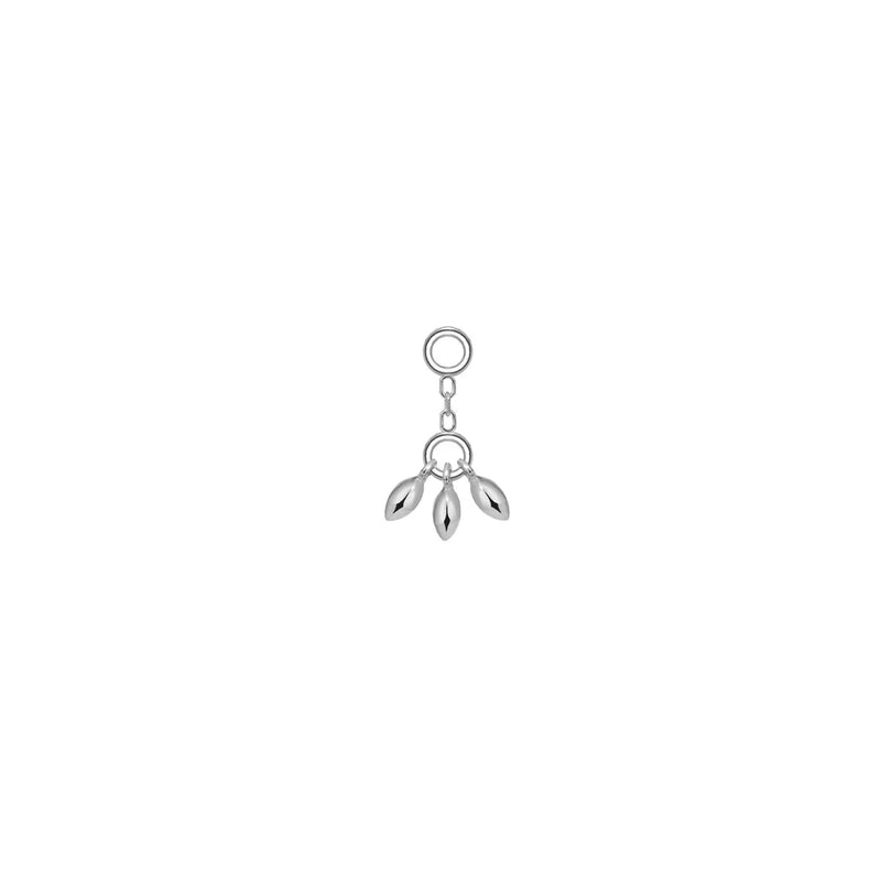 Modern Mood Triple Marquise Bead Tassel Chain Charm