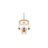 Modern Mood Bar End - Spider with Round Gemstones