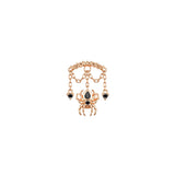 Modern Mood Bar End - Spider with Round Gemstones