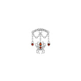 Modern Mood Bar End - Spider with Round Gemstones