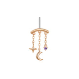 Modern Mood Cassiopeia Bar End - Faceted Gemstones