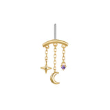 Modern Mood Cassiopeia Bar End - Faceted Gemstones