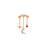 Modern Mood Cassiopeia Bar End - Faceted Gemstones