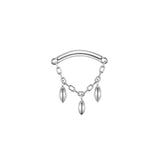Modern Mood Bar End - Dripping Marquise Bead