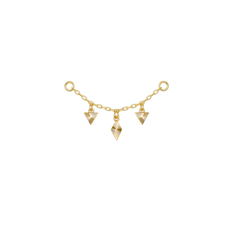 Modern Mood Dripping Ray Kite and Triangle Chain