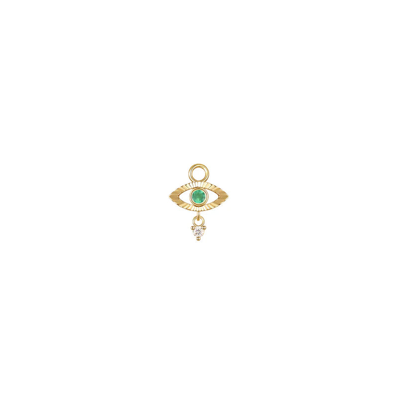 Modern Mood Evil Eye with Tear Charm