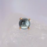 Quetzalli Jewelry Swiss Blue Topaz Round Cabochon End