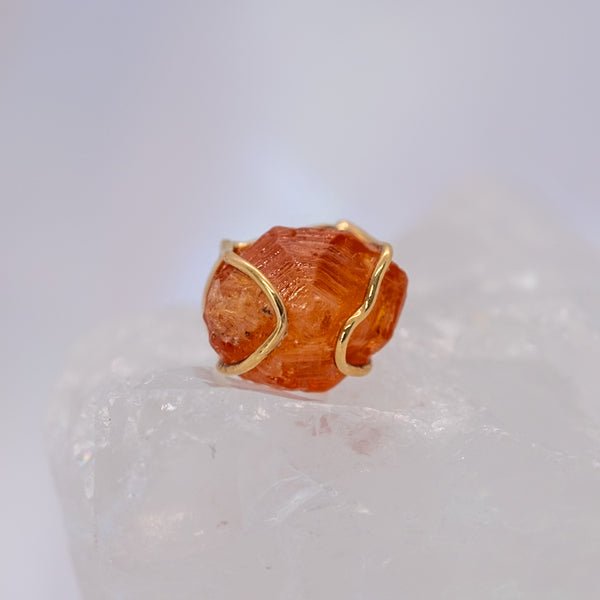 Quetzalli Jewelry Mandarin Garnet Large End