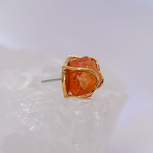 Quetzalli Jewelry Mandarin Garnet Large End