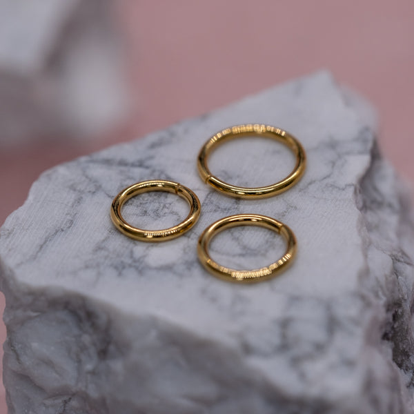 Anatometal Seam Ring (18K Gold)