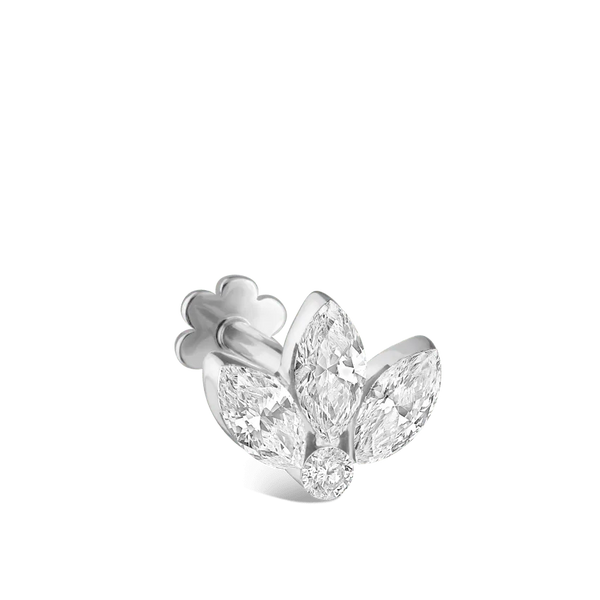 Maria Tash Invisible Diamond Lotus Threaded Stud