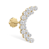 Maria Tash Invisible Set Apsara Curve Threaded Stud