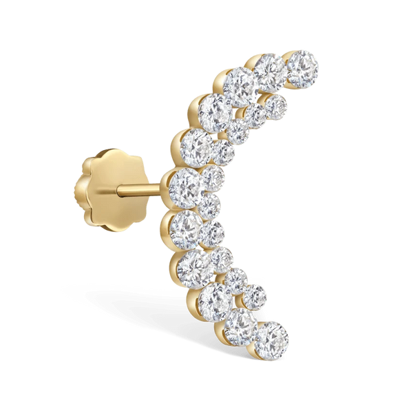 Maria Tash Invisible Set Apsara Curve Threaded Stud