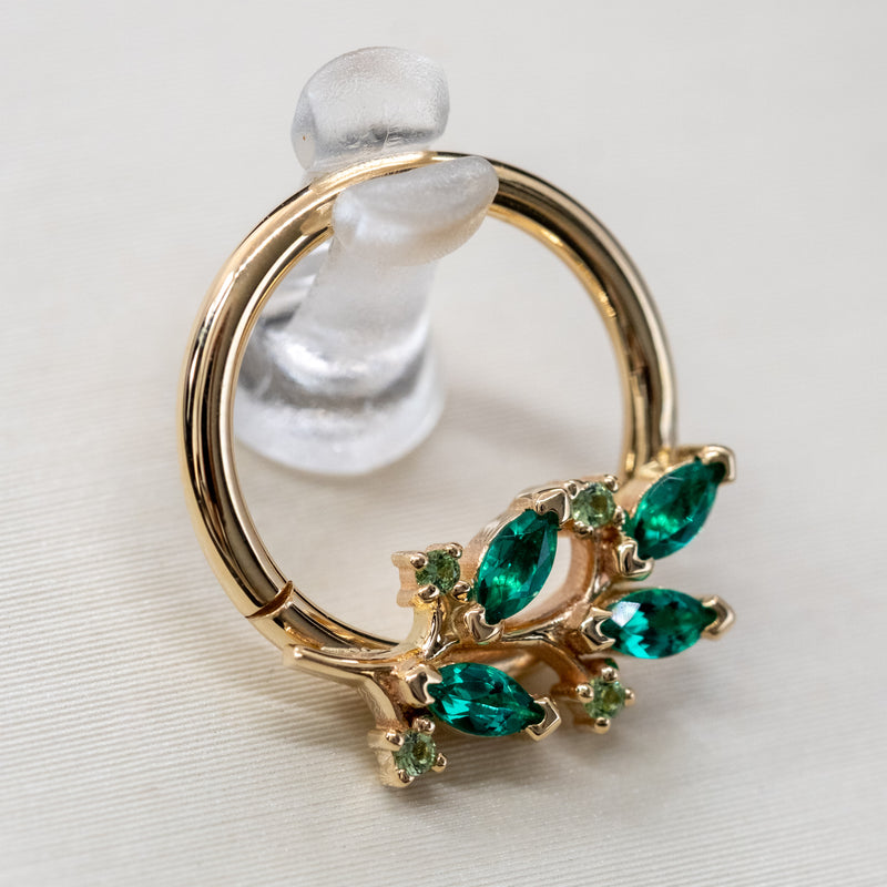 BVLA Seam Ring with Bitter Sweet (Orientation: Daith)