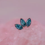 Anatometal Marquise Fan End 3 Stones - Standard