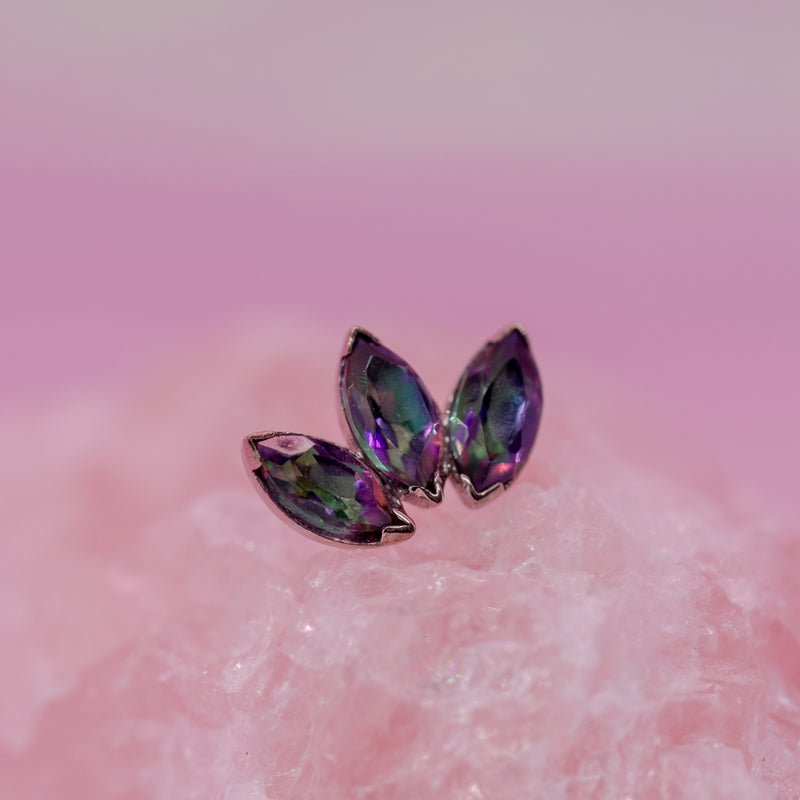 Anatometal Marquise Fan End 3 Stones - Standard