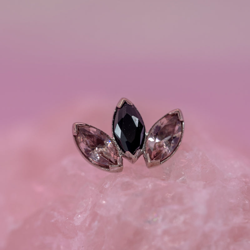 Anatometal Marquise Fan End 3 Stones - Standard