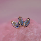 Anatometal Marquise Fan End 3 Stones - Standard
