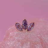 Anatometal Marquise Fan End 3 Stones - Standard