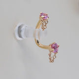 BVLA Rianna J Curved Barbell - Threaded