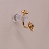 BVLA J Curved 4mm Small Sun Ray Top and 6mm Fixed Large Sun Ray Bottom - Threaded
