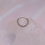 BVLA Violet Seam Ring - Septum Oriented