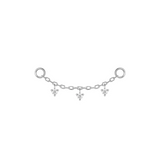 Modern Mood Chain with Tiny Dripping Diamonds