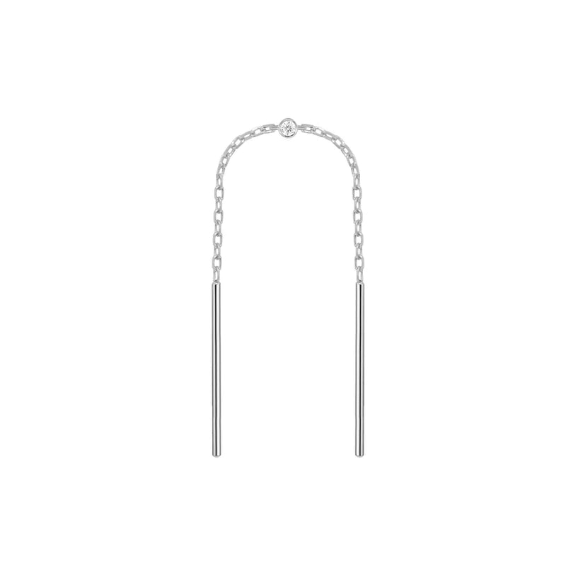 Modern Mood Chain Threader with Diamond Bezel Center