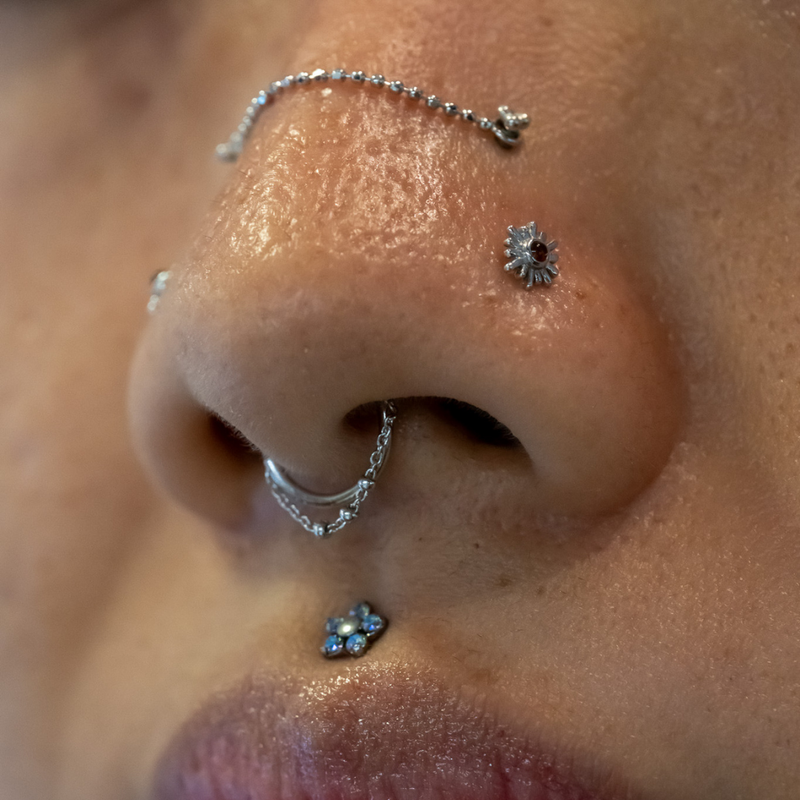 High Nostril Piercing