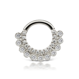 Maria Tash Diamond Apsara Hoop Earring (NON INVISIBLE)