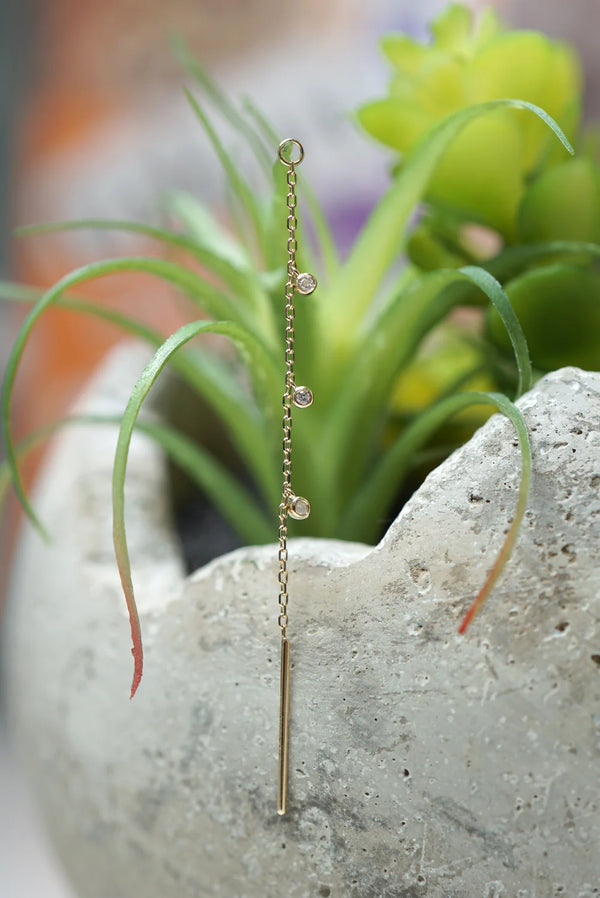 Modern Mood Chain Jacket with Dripping Bezel Diamonds