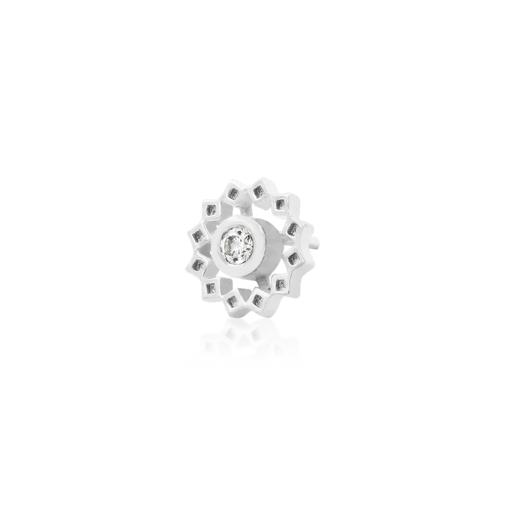 Junipurr Jewelry Gold Wheel with CZ stone