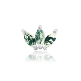 Junipurr Jewelry Moss Marquise Fan