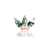 Junipurr Jewelry Moss Marquise Fan