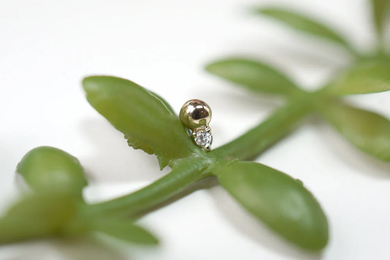 Modern Mood Pippa Diamond - Gold Bead