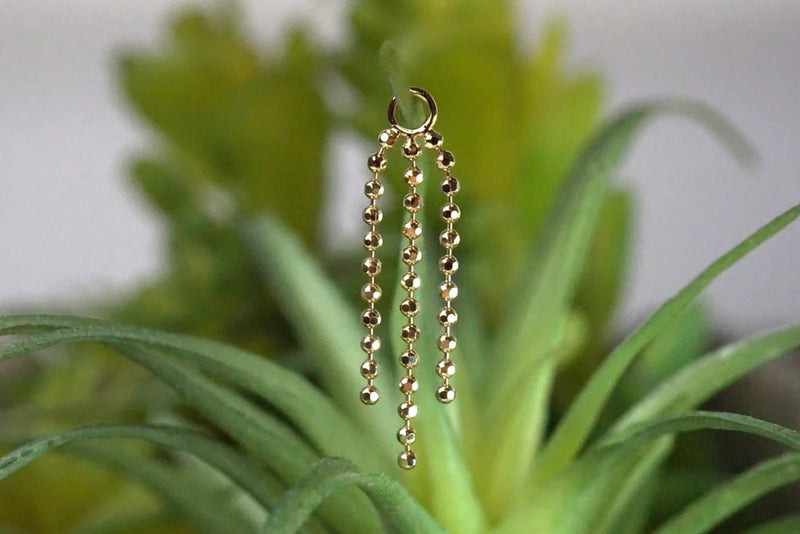 Modern Mood Triple Ball Chain Charm