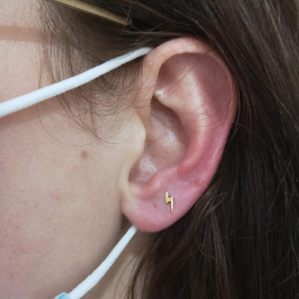 Junipurr Jewelry Gold Lightning Bolt