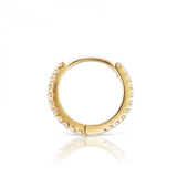 MARIA TASH 8mm Diamond Eternity Ring (Yellow Gold )
